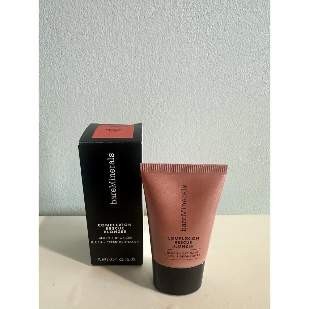 bareMinerals Complexion Rescue Blonzer Kiss of Pink 0.5oz New In Box